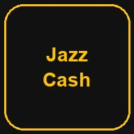 JazzCash logo for PK8888 deposits and withdrawals